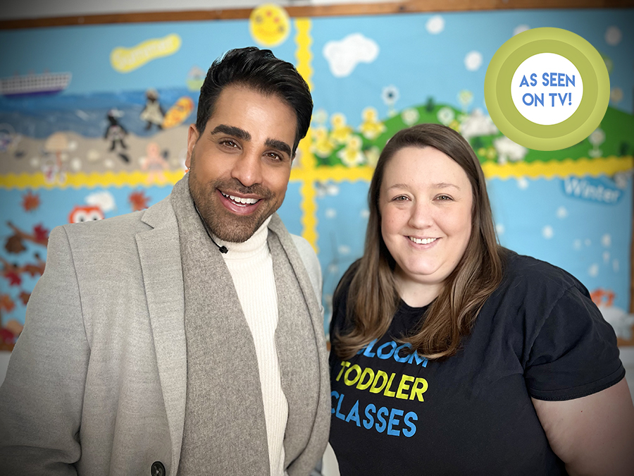 Bloom Toddler classes with Dr Ranj as seen on Morning Live